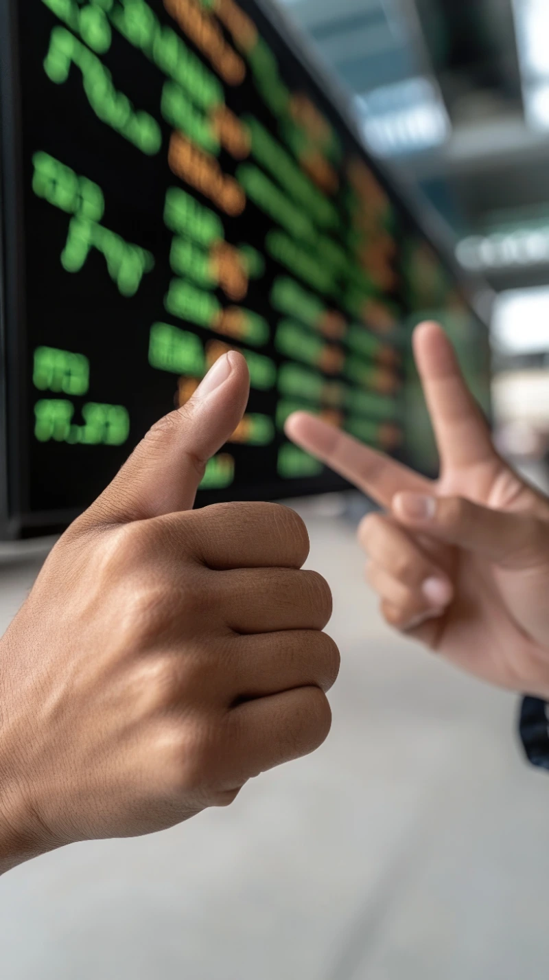 Trader analizando tendencias del mercado con intensa concentración